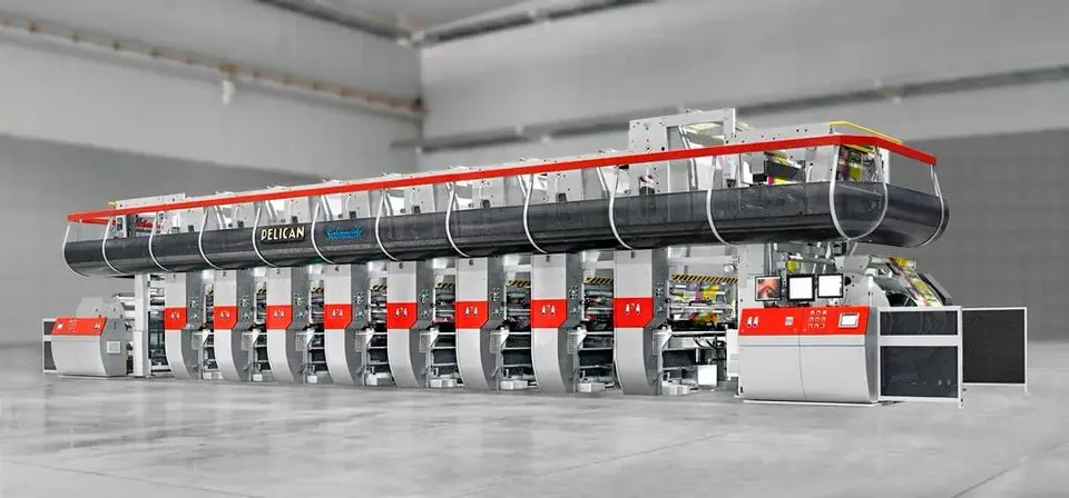 Rotogravure printing line